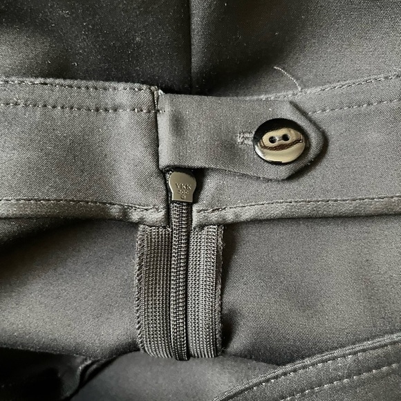 S.John Black Split Hem Slim High Rise Ankle Trousers - Picture 7 of 9